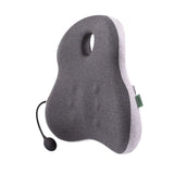 Maxbell Office Chair Waist Cushion Lumbar Support Pillow for Car Watching TV grey