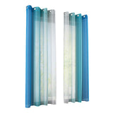 Maxbell 2 Pcs Voile Sheer Window Curtain Panel Total Width 280cm Size XL