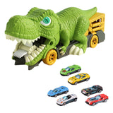 Maxbell Dinosaur Transporter Truck Storage Funny with Mini Cars for Babies Gift Toys 6 small cars