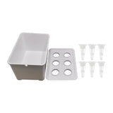 Maxbell Hydroponics Growing System Kit Convenient Sturdy for Parterre Garden Balcony White