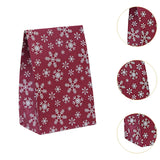 Maxbell 10x Christmas Gift Bag Presents Bag for Home Decoration Party Decor Supplies Red and white