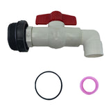 Maxbell Barrel Faucet PVC Control Valve Sturdy Directly Replace Leakproof Controller OD 32 mm
