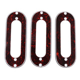Maxbell 3Pieces Pickup Frame Mounting Ring+2Pieces Humbucker Pickup Cover for Guitar