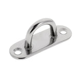 Maxbell 304 Marine Grade Stainless Steel Oblong Pad Eye Plate Stape Boat Deck 5mm - Aladdin Shoppers