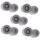 Maxbell 20 Pieces Noise Reduction Memory Foam Earbud Tips 4.9mm Medium Gray red