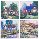 Maxbell 4 Sets DIY Diamond Painting Elegant Fine House Special Shaped Diamond Cross Stitch Kits Crystal Rhinestone Picture Arts - Aladdin Shoppers