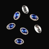 Maxbell Maxbell 10pcs 3D Nail Art Tips Sticker Nail Gems Cellphone Case DIY Decoration Blue