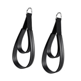 Maxbell 2Pcs D Rings Straps Handle Yoga Home Pilates Double Loop Straps for Reformer Silver Rings