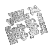 Christmas Cutting Die Metal Die Cut for Scrapbooking Card Making Invitations Style D