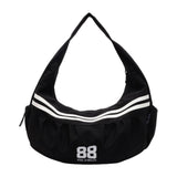 Maxbell Underarm Bag Fashion Female Trendy Dumpling Bag for Commuting Party Birthday Black