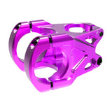 Maxbell Mountain Bike Stem Part 0 Degree Replacement for Downhill Road Bike Mountain Purple
