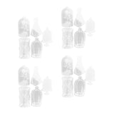 Maxbell Maxbell 20Pcs DIY Transparent Dried Flower Bookmarks for Home Party Favors