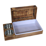 Maxbell Bunny Hay Manger Guinea Pig Bunnies 3 in 1 Rabbit Hay Feeder with Litter Box