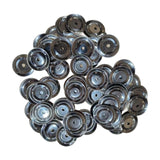 Maxbell 100Pcs Cymbals 1.46" Mountable Black for Adults and Kids Musical Performance