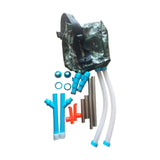 Maxbell Fertilizer Spreader with Backpack Plants Corn Granular Fertilizer Applicator Stainless Steel