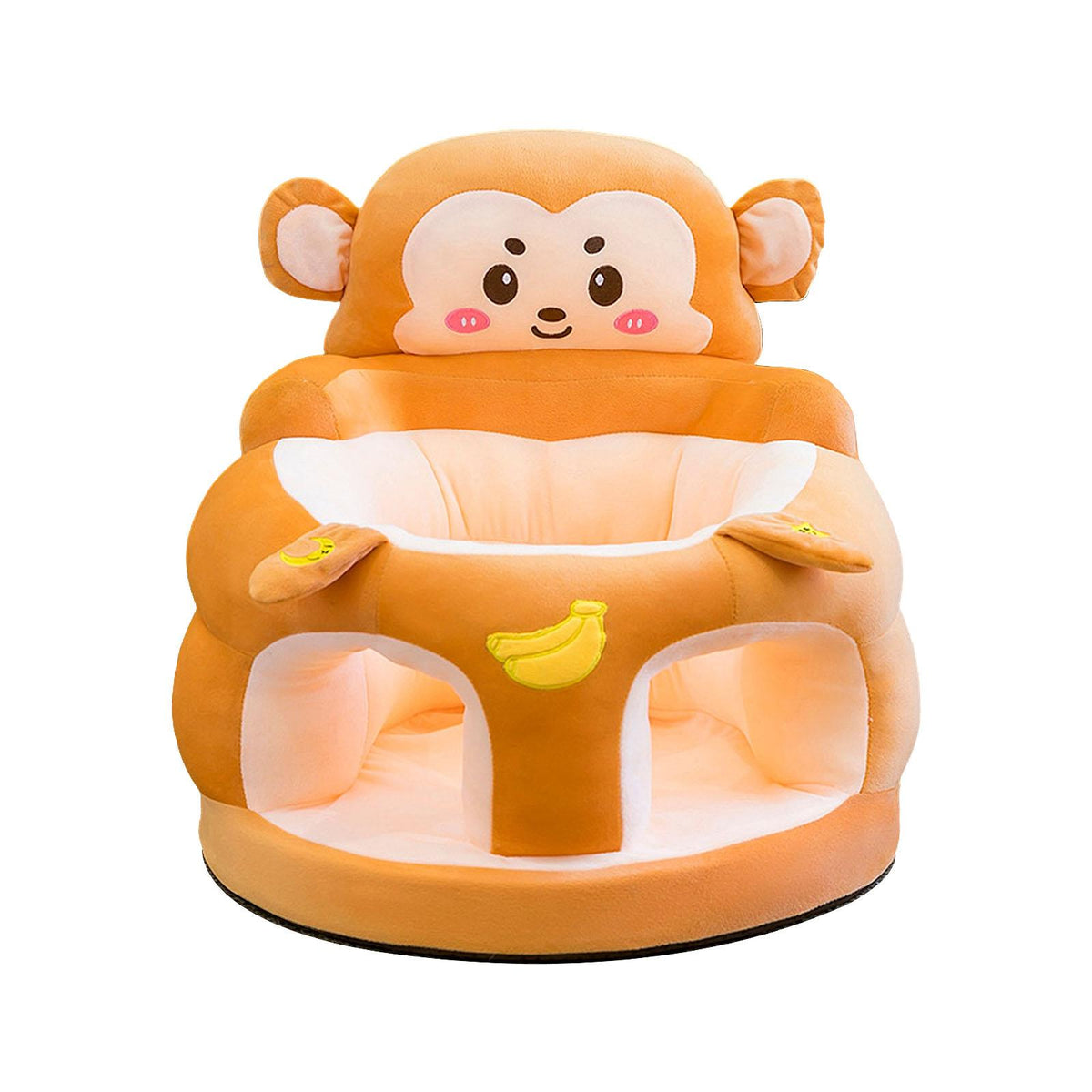 Maxbell Infants Support Chair Learning Sitting Cartoon Infant Sofa for Birthday Gift monkey
