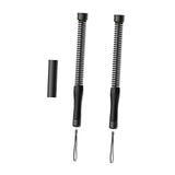 Maxbell 2 Pieces Fitness Ropeless Battle Ropes Tool Comfortable Grip Battle Exercise Black