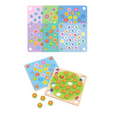 Maxbell 20PCS Wooden Pegs,6PCS Memory Cards Memory Matching Early Education Kids Toy