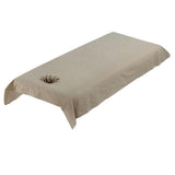 Maxbell Maxbell Reusable Washable Cotton Acupuncture Massage Table Bed Pad Cover Khaki
