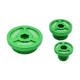 Maxbell Engine Timing Cap Oil Screw Motor Accessory Rust Resistant Crankcase Cover Green