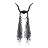 Maxbell Devil Antelope Horns Headband Funny Decoration for Cosplay Performance Dance