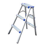 Maxbell Foldable Ladder Car Beauty Factories Household Office Wide Pedal Step Ladder 3 Step