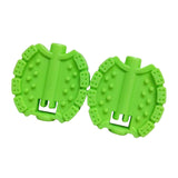 Maxbell 2Pcs Kids Bike Pedals Boys Girls Upgraded Parts Toddler Tricycle Foot Pedals Green