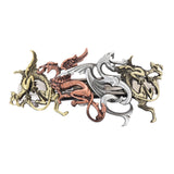 Maxbell 3xRetro Steampunk Hair Clip Flying Dragon Hairpin for Prom Party Girls