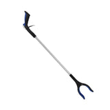 Maxbell Claw Grabber Stick Magnetic Tip Hand Grabber for Trash Can Shelf Elderly Blue
