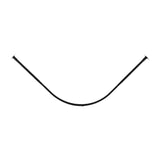 Curved Curtain Rod Clothing Hanger Curtain Pole for Home Laundry Room Closet 70to95cm 70to95cm