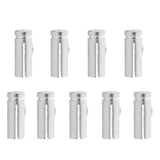 Maxbell Maxbell Set of 9 Pieces Anodised Aluminum Dart Flight Savers / Protectors Silver