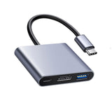 Maxbell USB C Adapter with 4K HDMI 100W Power Delivery USB C Hub for Phone Laptop PC