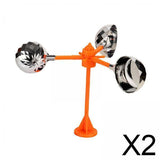 Maxbell 2xBird Scare Windmill Durable Bird Scarer Deterrent for Backyard Patio Farmland