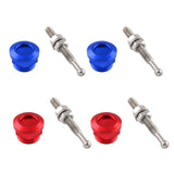4x Solid Push Button Quick Release Bonnet Hood Pins Lock Latch 7/8" (22mm)