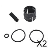 Maxbell 2xBlack Gear Lever Shift Stick Repair Bush Kit Fit for Vauxhall Meriva Vectra
