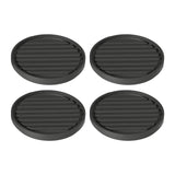 Maxbell 4 Pieces Rubber Caster Cups Protect Any Flooring Anti Sliding Furniture Pads 5.5cmx1cm