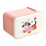 Maxbell Wall Mounted Tissue Box Cute Tissue Dispenser for Bathroom Kitchen Farmhouse Pink Dog