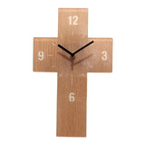 Maxbell Maxbell Wall Clock Modern Non Ticking Small Silent Clock for Living Room Office Gift light brown