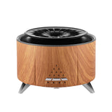 Flame Humidifier Fire Humidifier Yoga Dining Room SPA Essential Oil Diffuser Wood