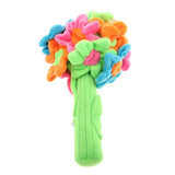 Maxbell Maxbell Colored Pet Dog Interactive Toy Plush Hyacinth Flower Ball Squeaky Sound Toy