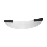 Maxbell Pizza Cutter Rocker Blade with Handle Mezzaluna Knife for Baking Accessories