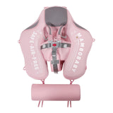 Maxbell Baby Swimming Float Swimming Trainer Water Toy Summer Swimming Hoop for Kids Pink