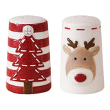 Maxbell 2x Christmas Salt and Pepper Shakers Bottle Jar for Gift Wedding Party