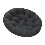 Maxbell Round Chair Cushion Comfortable Hanging Basket Chair Cushion for Living Room black
