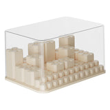 Maxbell Mini Action Figures Display Case Clear Multipurpose Dustproof for Toys Desks