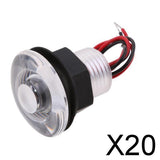 Maxbell 20xBoat LED Livewell Courtesy Stair LED Light Lamp Waterproof Blue