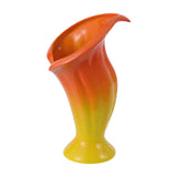 Maxbell Flower Vase Flower Container Nordic Ceramic Vase for Home Bedroom Decoration Orange