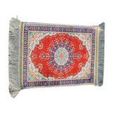 Maxbell Muslim Prayer Rug Eid Mat Ramadan Gift Praying Carpet for Prayer Room Temple Red