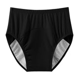Maxbell Adult Diaper Incontinence Underwear Cotton Underpants for Seniors Old People Black XXL