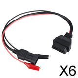 Maxbell 6x16Pin to 3Pin Female OBDII Diagnostic Connector Adapter Cable for Fiat